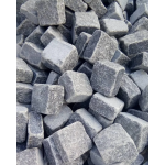 Гранитная брусчатка галтованная Габбро