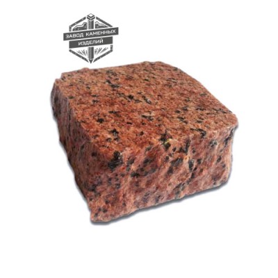 Пилено-колотая гранитная брусчатка Лезниковское месторождение (верх термо)