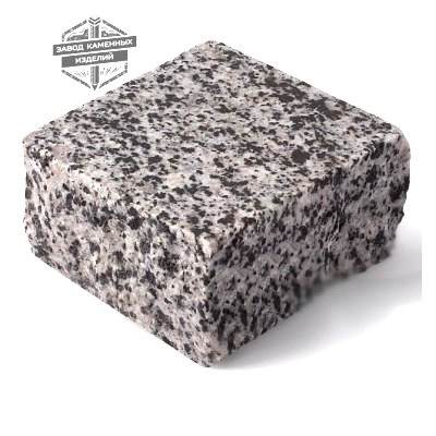 Пилено-колотая гранитная брусчатка Покостовское месторождение (верх термо)